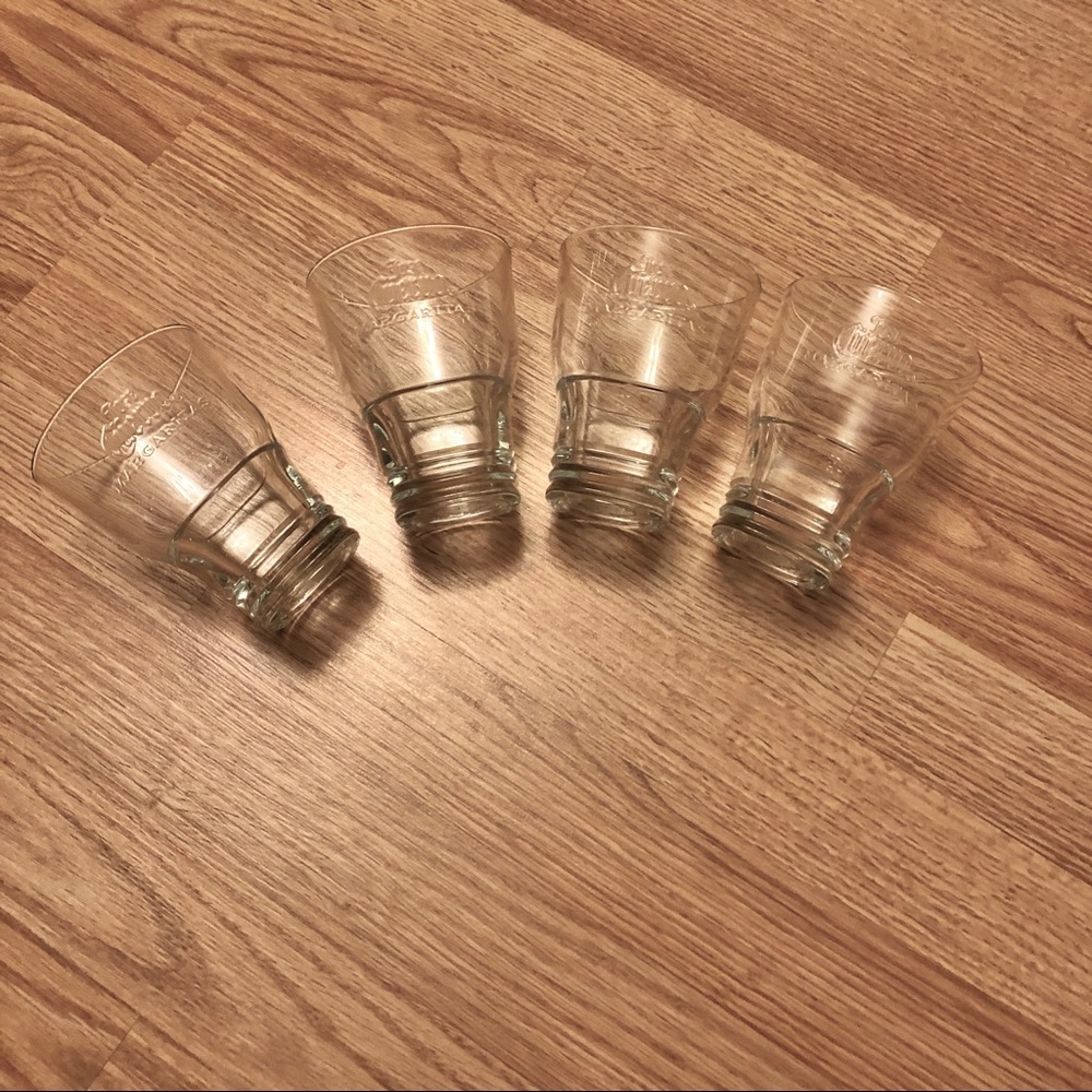 Jose Cuervo-4 Embossed margarita glasses 10oz - Picture 2 of 7